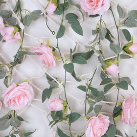 teldrassil rose garland for parties decor and window displays