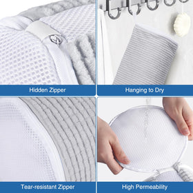 Teletrogy bag features hanging loop for easy air-drying.