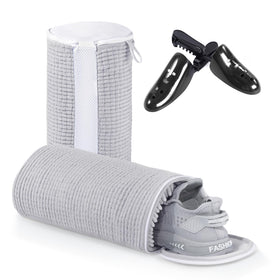 Teletrogy 360-wrap shoe bag protects sneakers during machine washing.