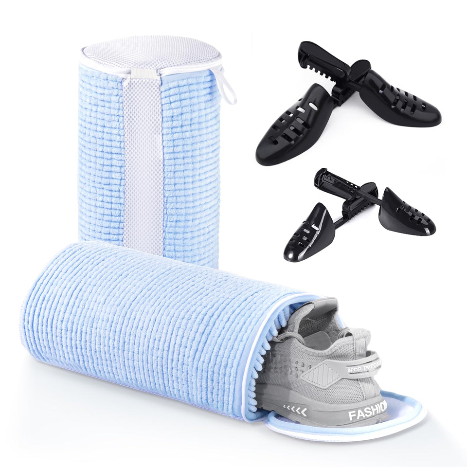 Teletrogy shoe washing bag closed view for gentle cleans and protection