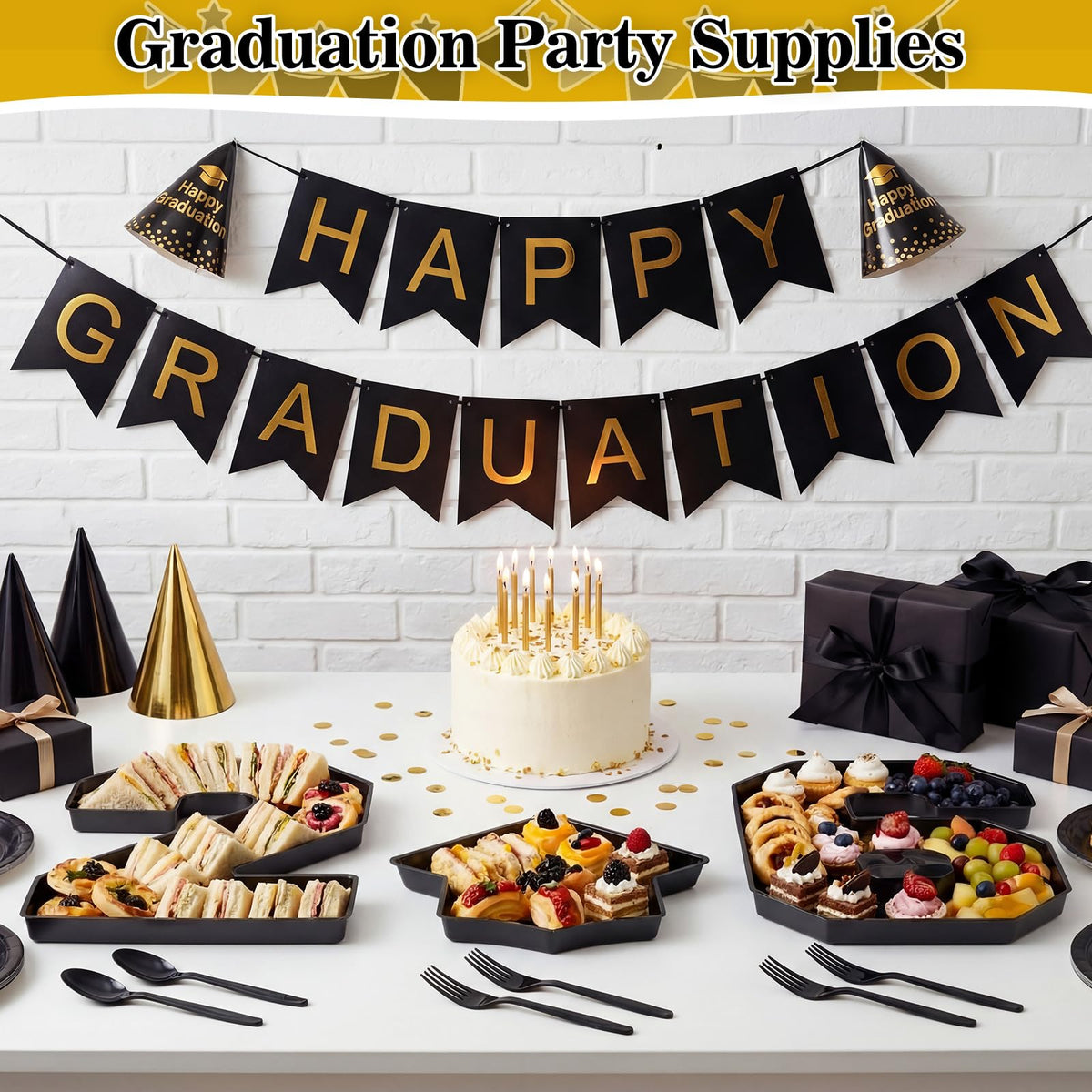 Tellingyou 2026 graduation tray interior holds cupcakes and bites neatly