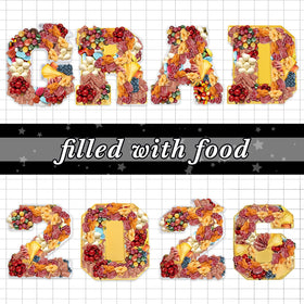Tellingyou charcuterie tray doubles as a graduation photo prop.