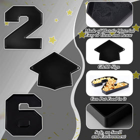 Tellingyou graduation cap-shaped food container for chic edible decorations