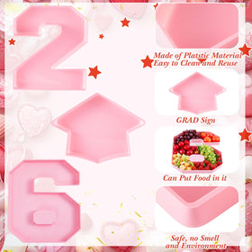 Tellingyou graduation cap tray for decorative display and edible sweets