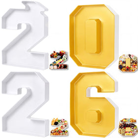 Tellingyou graduation 2026 numbers fillable display for stylish party decor.