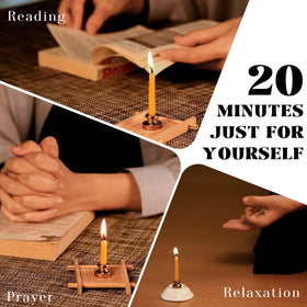 TELOSMA compact 2.5-inch candles fit small altars and personal rituals.