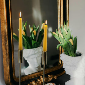 TELOSMA emergency use dripless candles for long-lasting glow