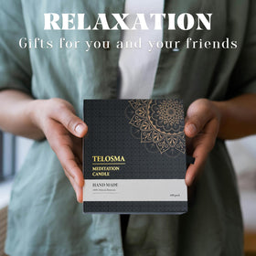 TELOSMA yellow beeswax candles emit warm glow for cozy evenings.