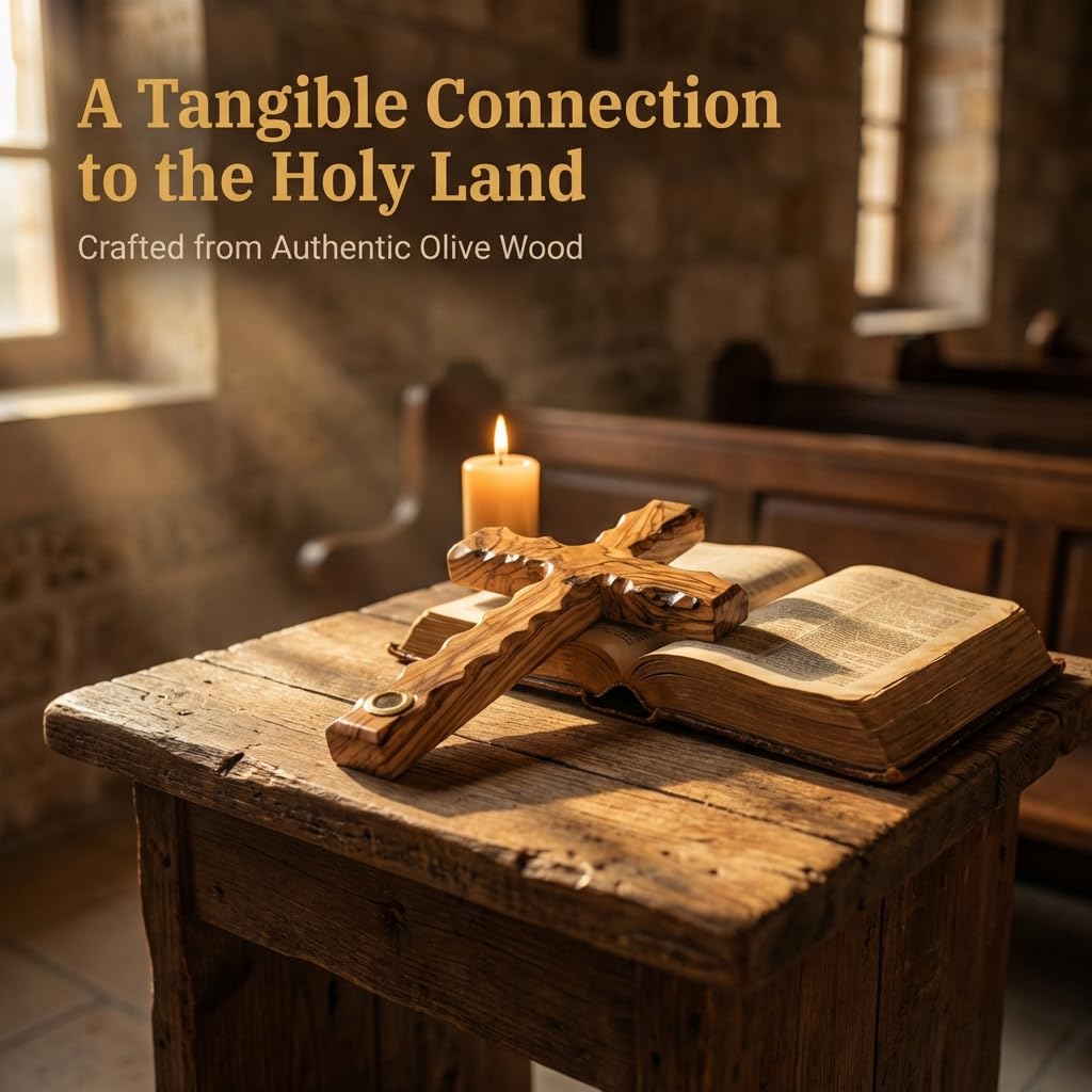 Temple Mount Soil rare Holy Land cross for meaningful gifting.