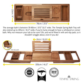 Temple Spring spa accessories with soap dish and washcloth for routine.