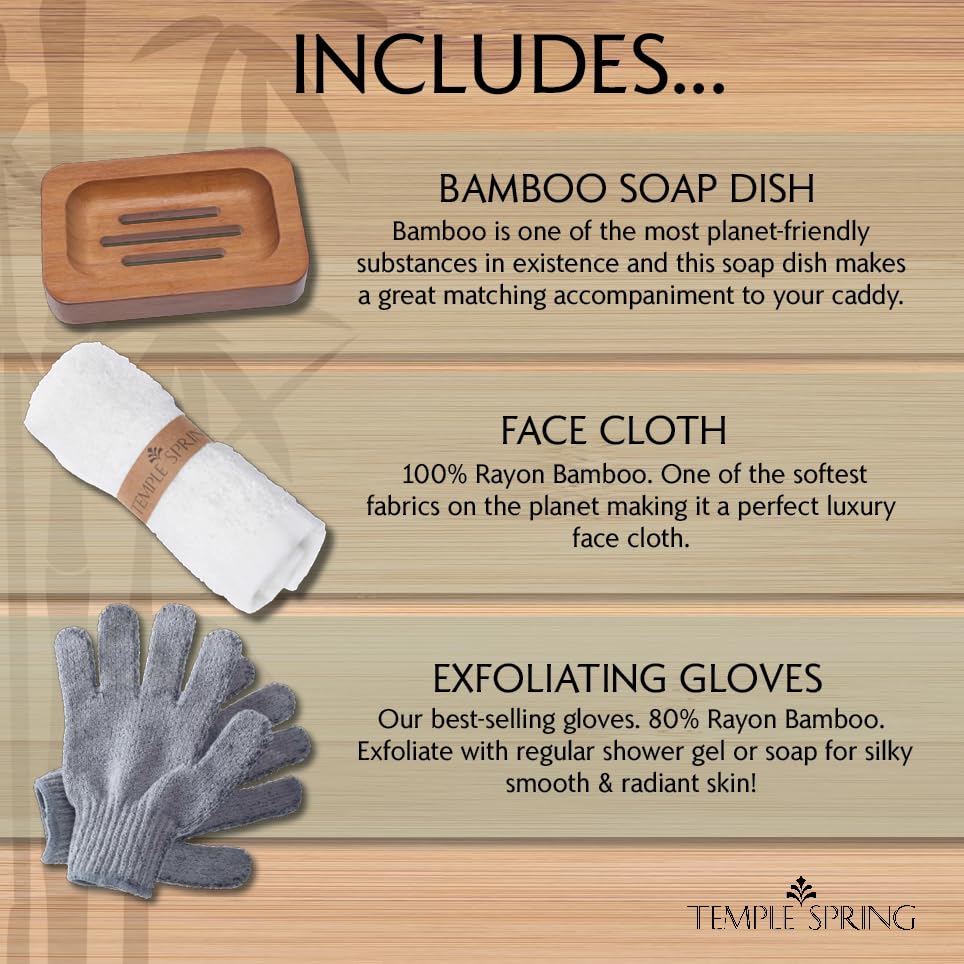Temple Spring spa face cloth provides a soft cleansing access during soak