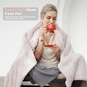 Machine-washable heated blanket from Templewet for easy care