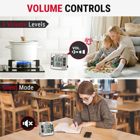 TempPro TM02 calendar clock mode for easy classroom scheduling.