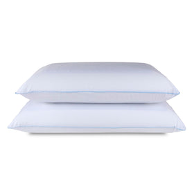 Tempur-Pedic Cloud Dual Cooling Pillow top view shows cooling surface for a cooler night