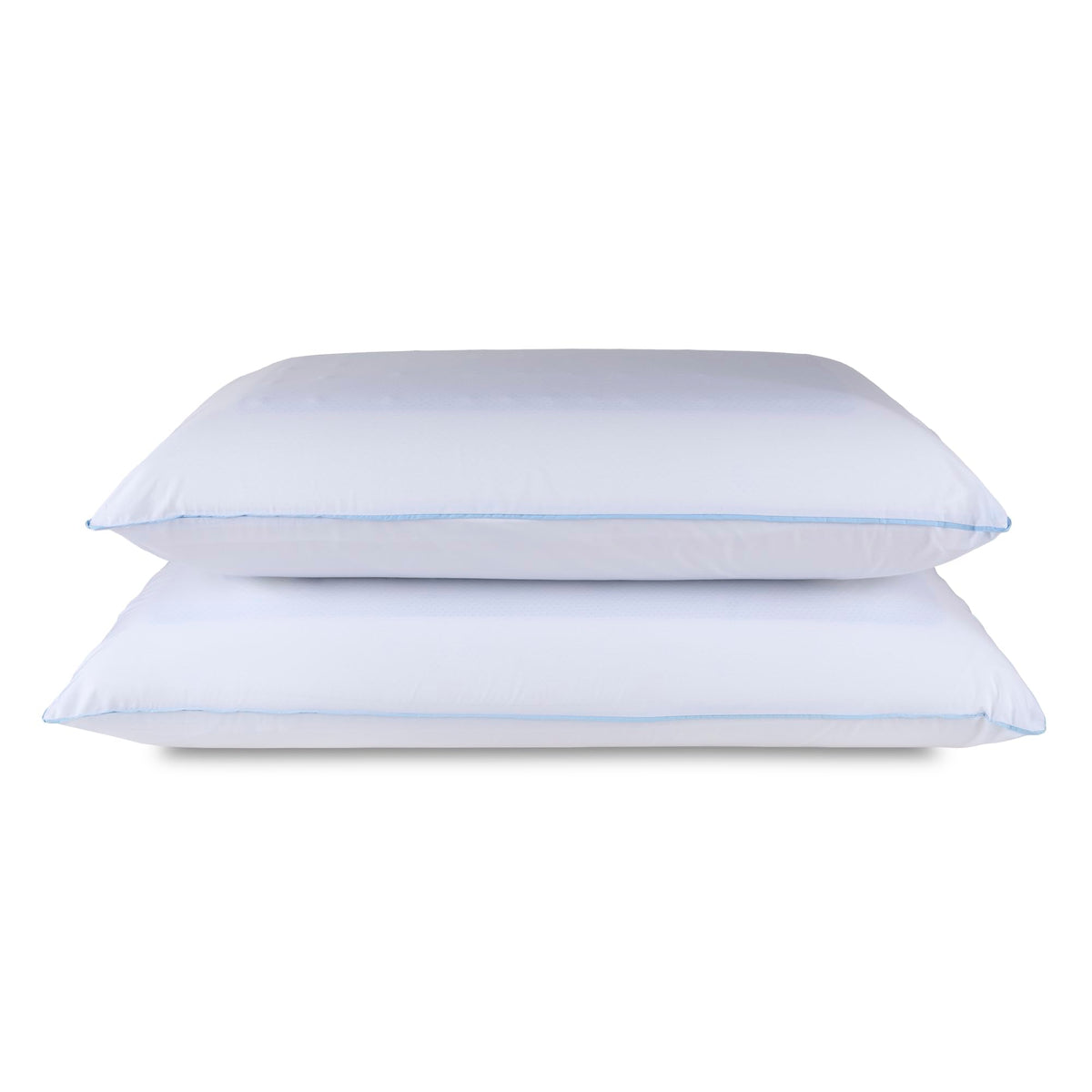Tempur-Pedic Cloud Dual Cooling Pillow front view shows two pillows for shared comfort.