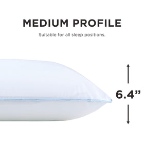 Tempur-Pedic Cloud Dual Cooling Pillow washable cover enables easy care and freshness
