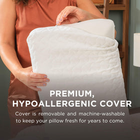 Tempur-Pedic Cloud Pillow King 2-Pack used in different sleep positions