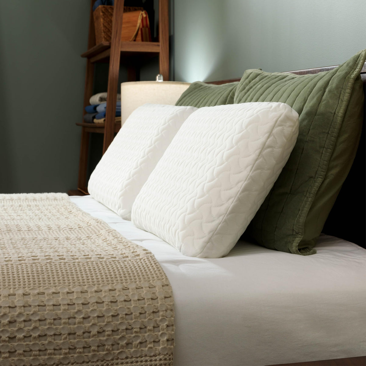 Tempur-Pedic Cloud Pillow packaging box display.