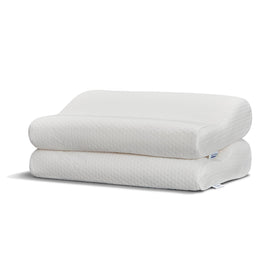 Tempur-Pedic neck pillow contoured shape designed for spinal alignment
