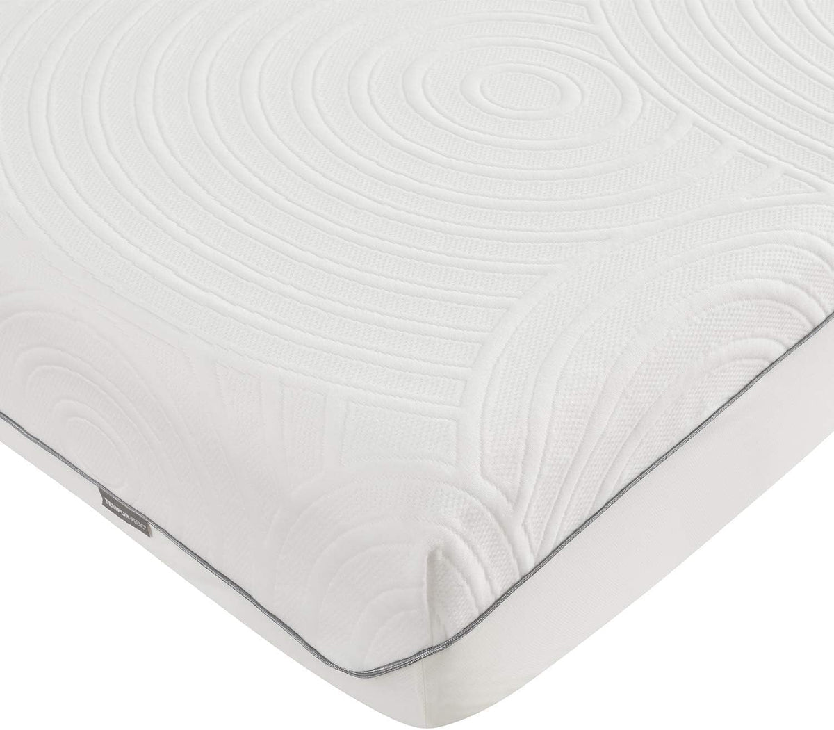 Tempur-Pedic Protect deep-pocket design gripping a thicker mattress securely