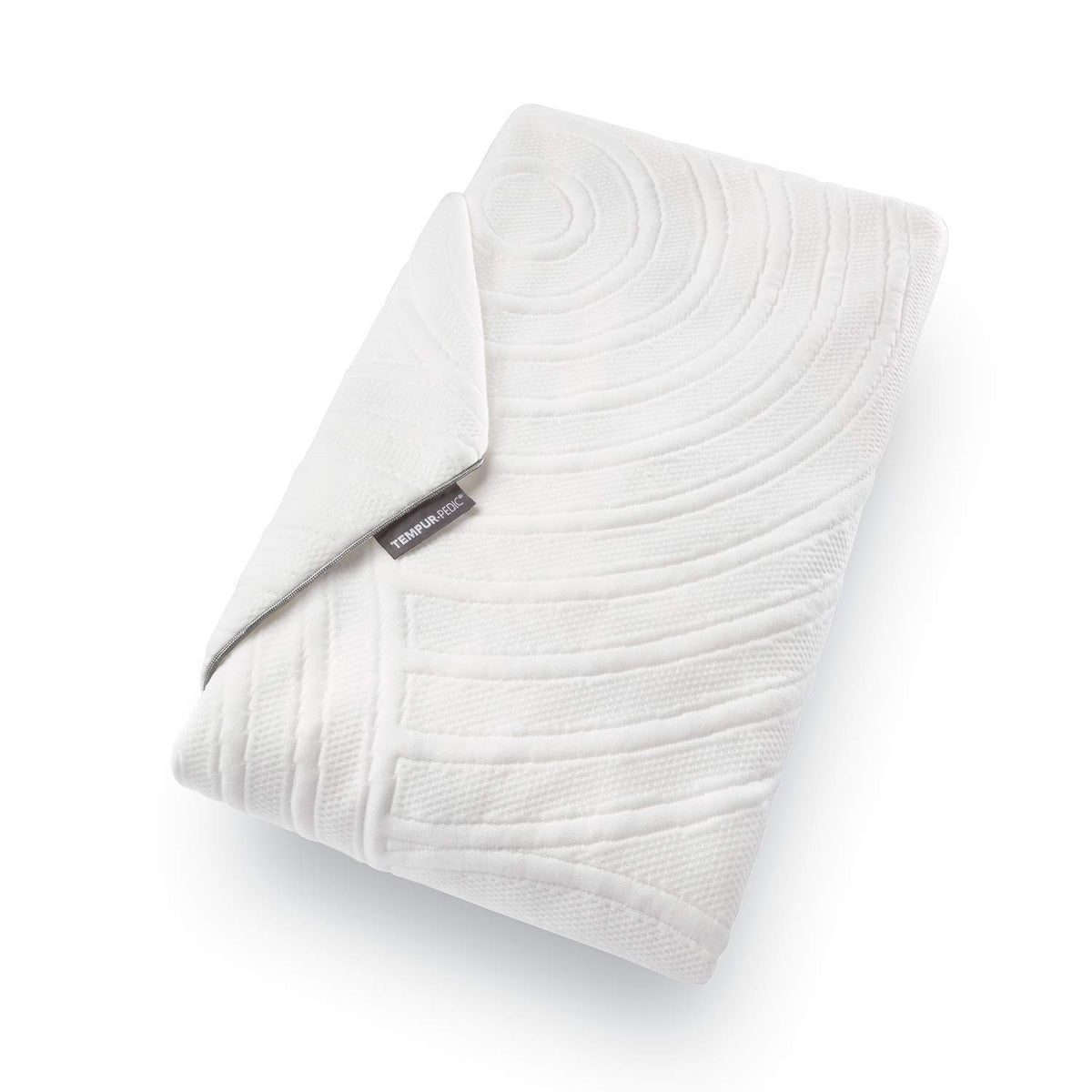 Tempur-Pedic TEMPUR-Protect king-size mattress cover on a king bed.