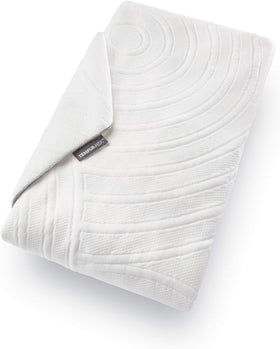 Tempur-Pedic Protect stretch-fit mesh sides securing a deep-pocket mattress