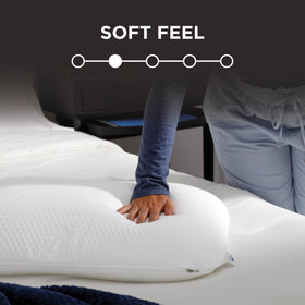 Tempur-Pedic Symphony Pillow different angles for personalized comfort