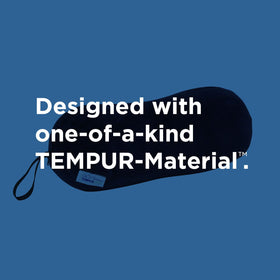 Tempur-Pedic travel pillow showcasing durable TEMPUR material and shape retention.