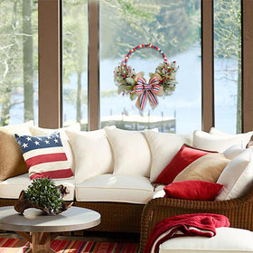 TEMPUS independence wreath year-round decorative accessory for living spaces.