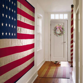 TEMPUS 20-inch wreath fits standard doors for quick seasonal updates.