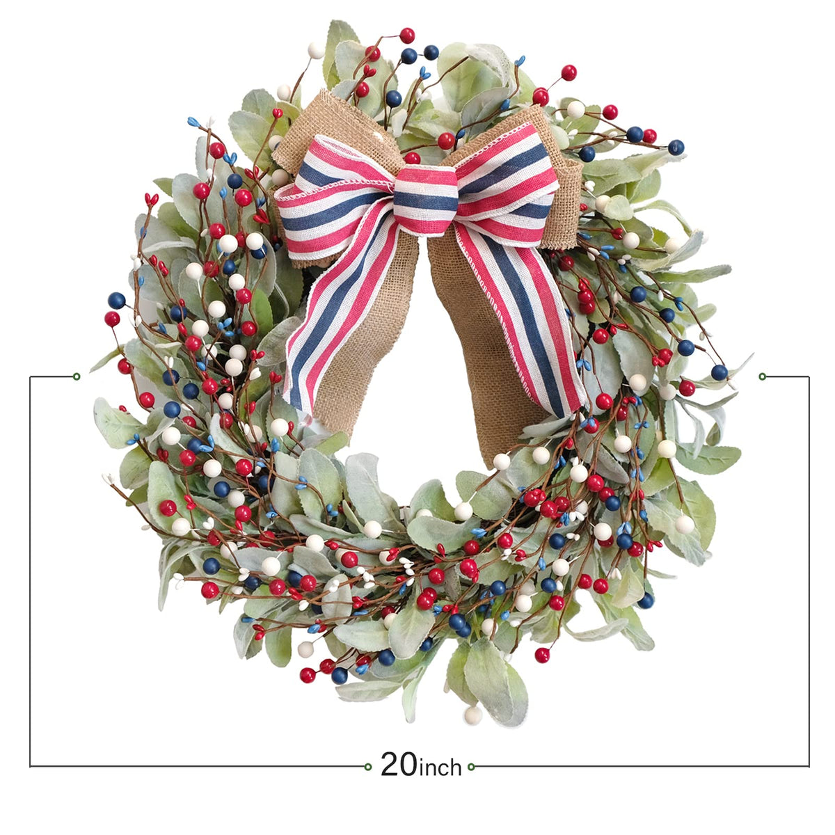 TEMPUS lambs leaves detail adds natural texture for durable seasonal decor.