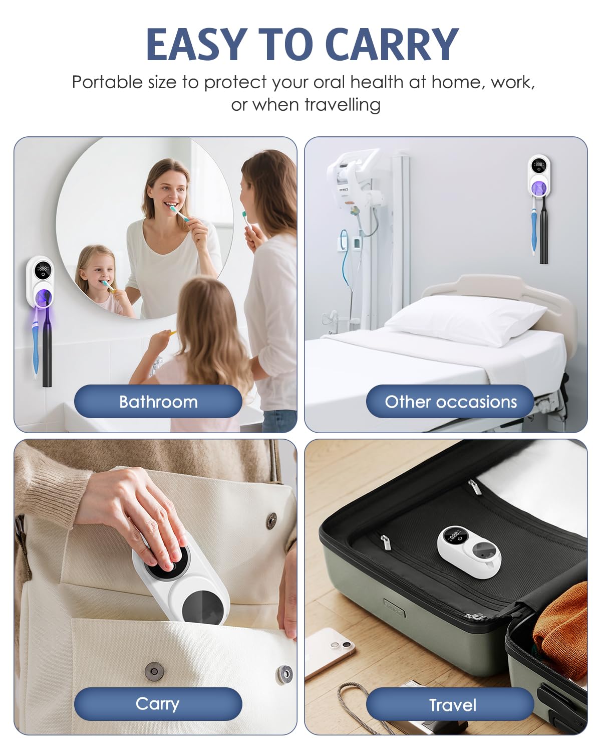 Temracha compact design is travel friendly and easy to remove for on the go use