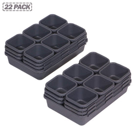 TENABORT customizable layout drawer trays for any drawer size