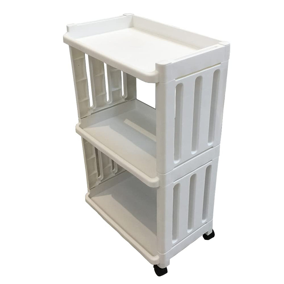 TENBOAT rolling storage cart assembly view for quick setup.