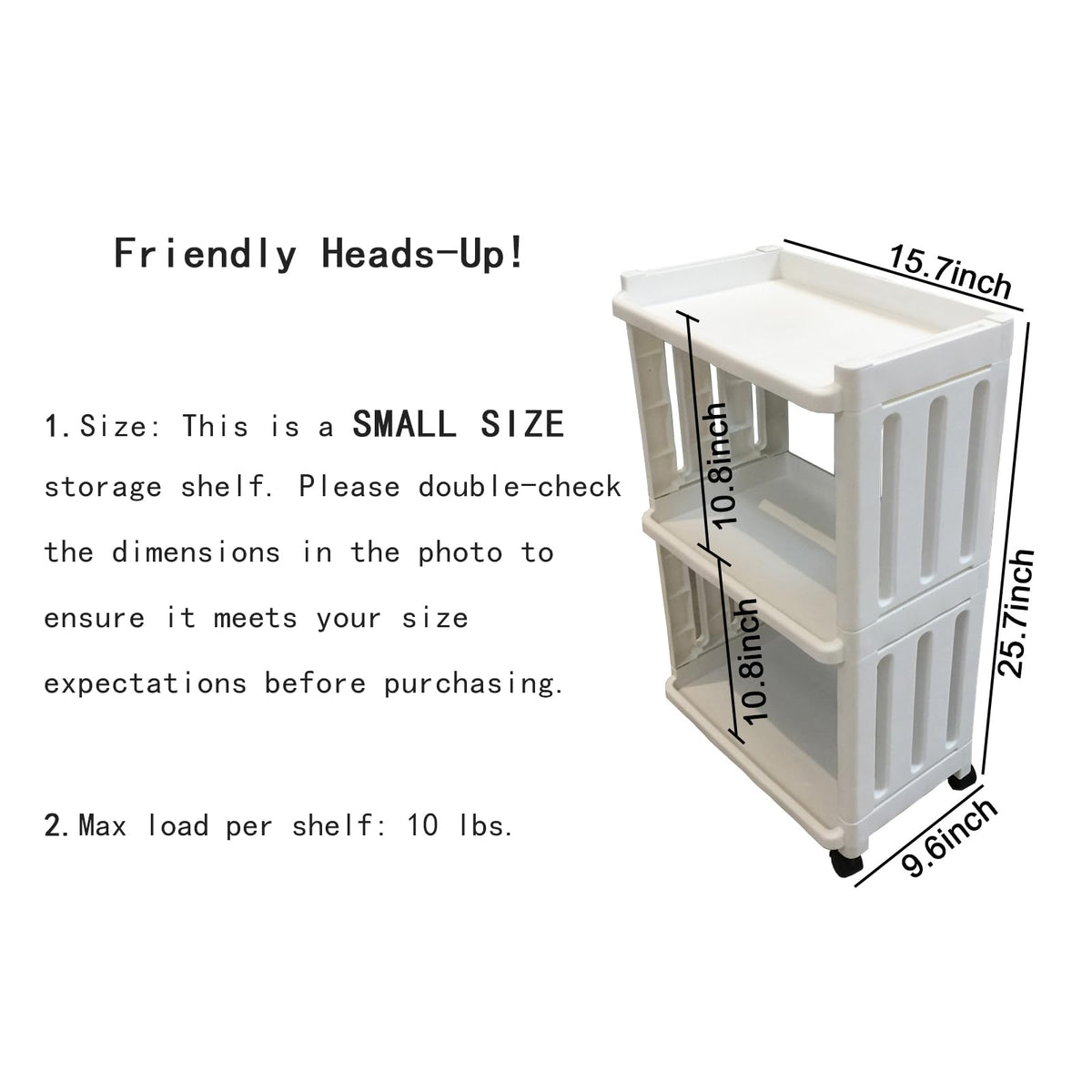 TENBOAT cart used in kitchen or bathroom for compact organization.