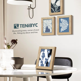 TENIBYC frame with reinforced backboards for sturdy standing or hanging.