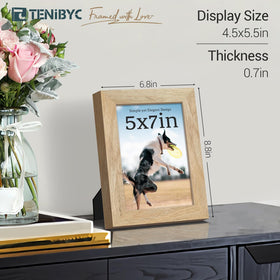 TENIBYC 5x7 frame with spin-lock system for quick, secure setup.
