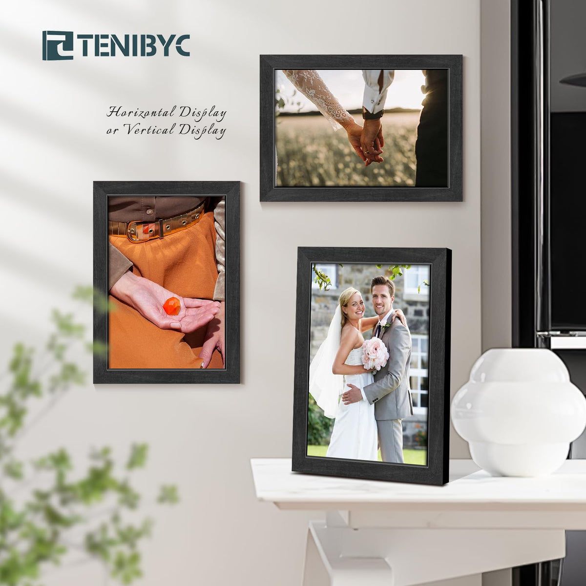 TENIBYC 8.5x11 certificate frame displaying diplomas with ease.