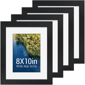 TENIBYC 8x10 frame with mat for gallery-style presentation in living spaces
