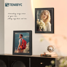 TENIBYC 8x10 frame holding posters shows versatile use for art and certificates.