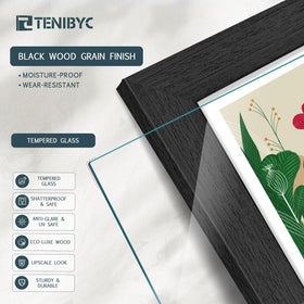 TENIBYC 8x10 frame on table shows versatile gallery setup.