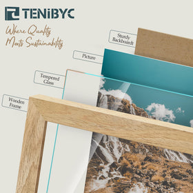 TENIBYC backboard reinforced corners ensure durable daily use