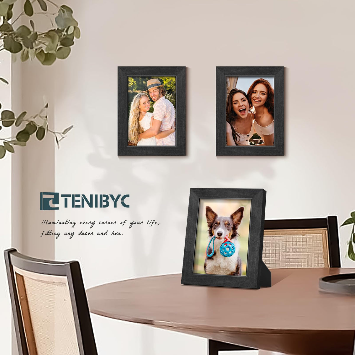 TENIBYC backboard and frame securely display memories.