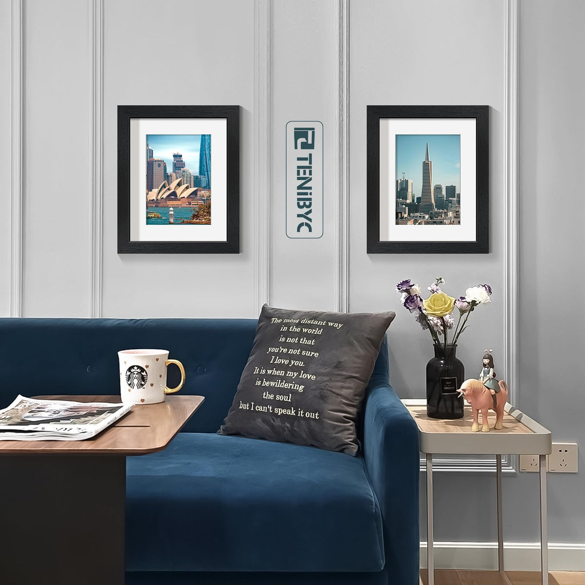 TENIBYC gallery-decor setup elevates walls with museum-quality frames