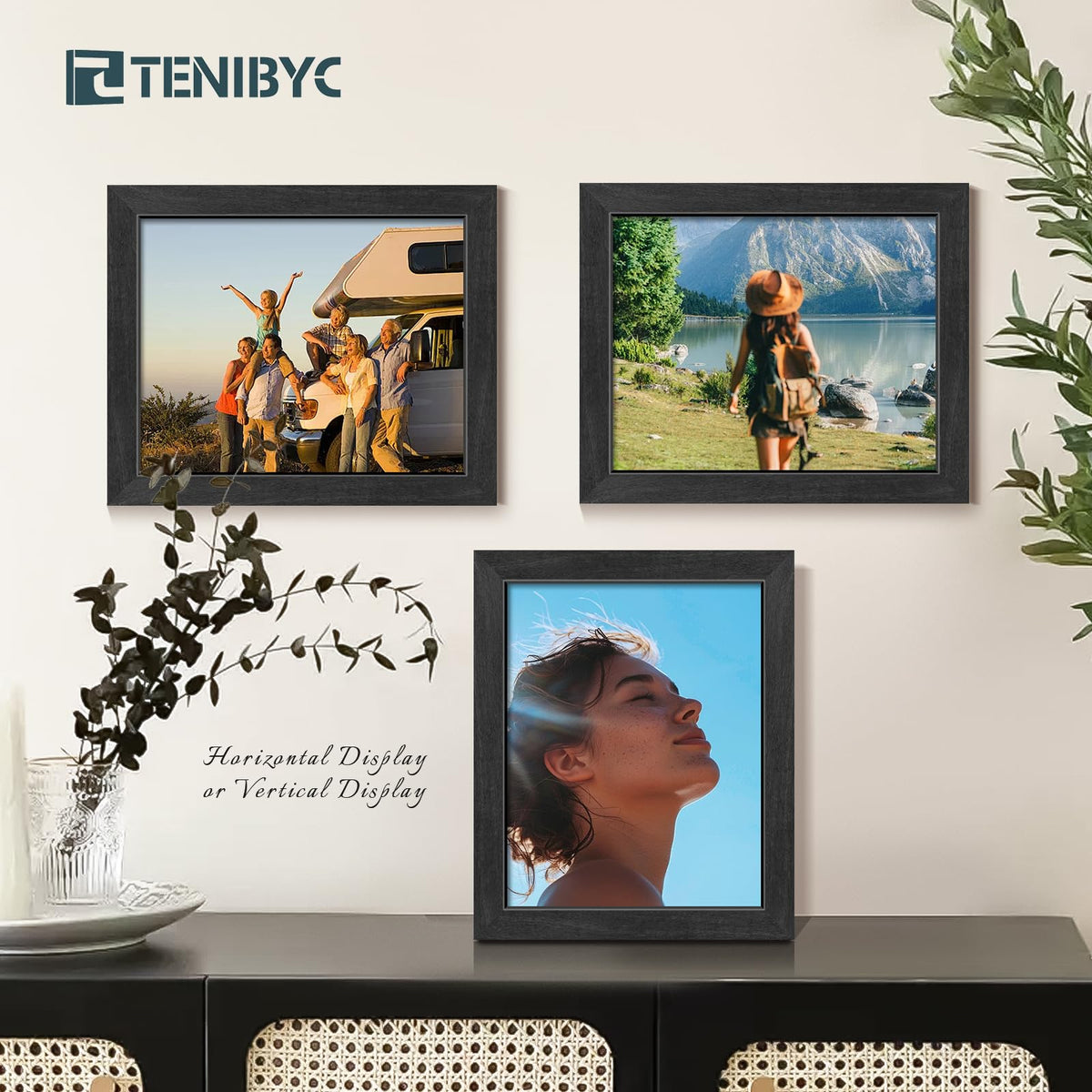 TENIBYC spin-lock design demonstrates quick setup for swapping photos.
