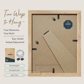 TENIBYC tempered glass frame preserves clarity and reduces glare