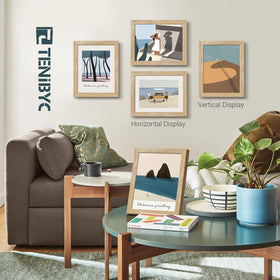 TENIBYC wood grain frame adds timeless elegance to any room