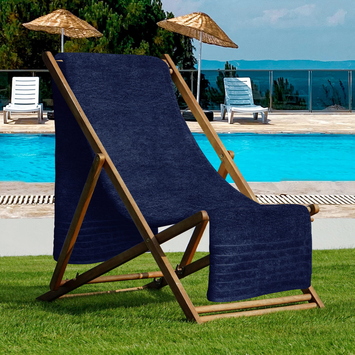 Tens Towels bath sheet folded large for easy storage and display