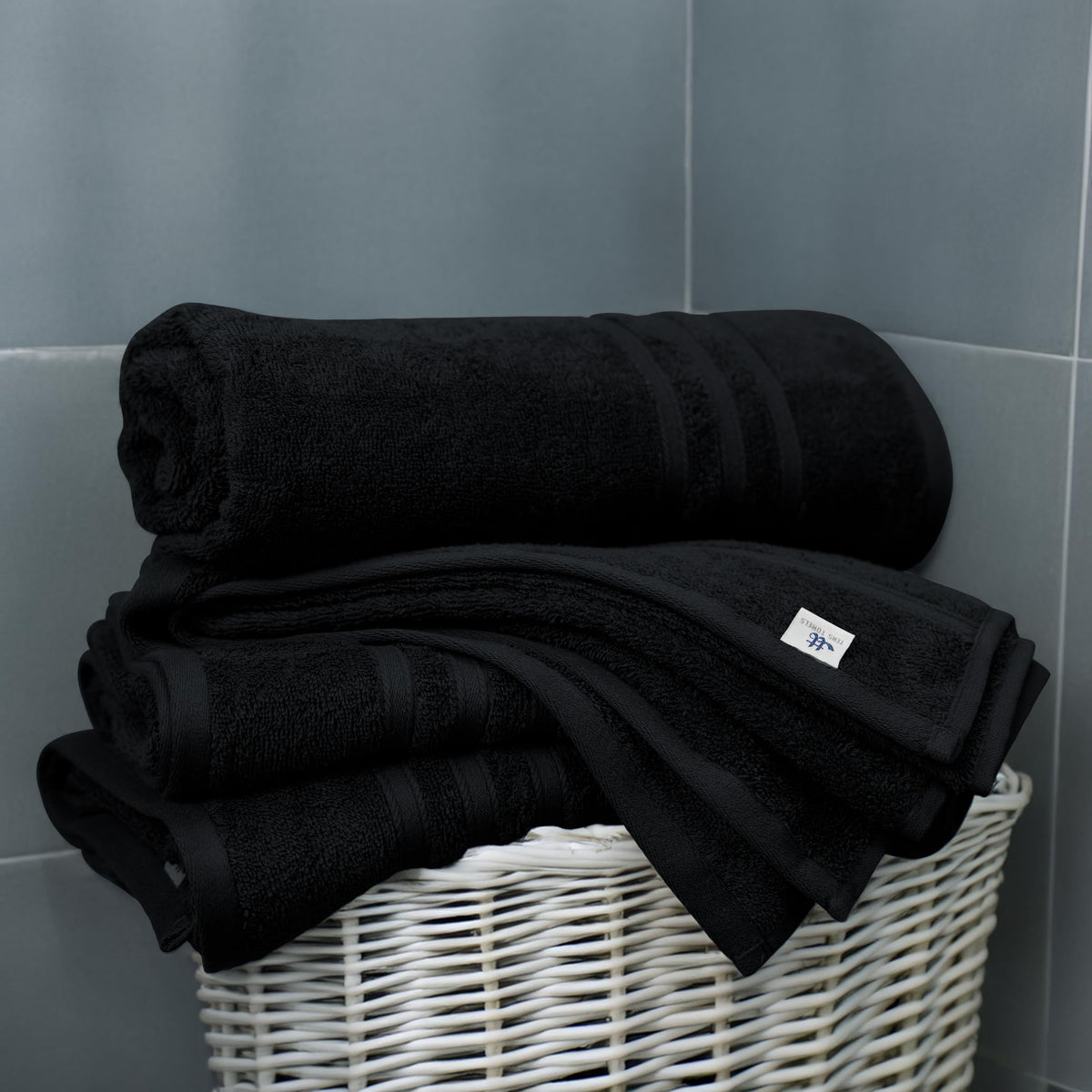 Tens Towels closeup of 100% cotton weave showing plush texture and softness