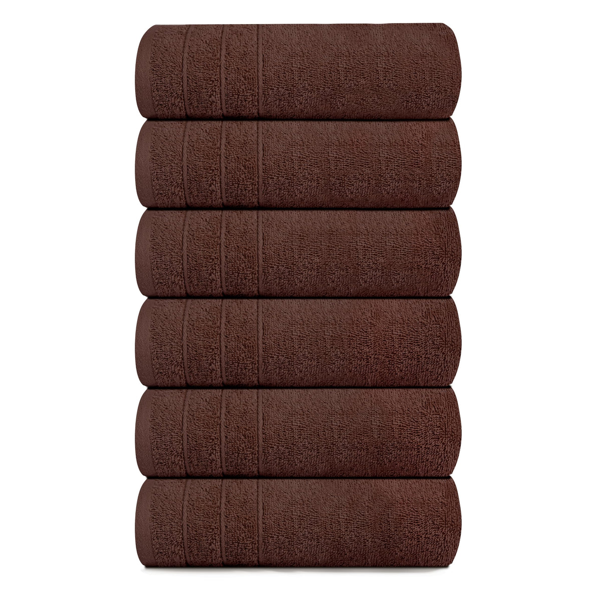Tens Towels-drawer-storage-brown-towels neatly stacked for quick access.